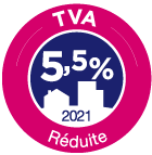 Eligible à la TVA 5,5%